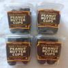 NEW Trader Joe's Dark Chocolate Peanut Butter Cups 4 PACK NO ARTIFICIAL FLAVORS 1 lb each Container NO PRESERVATIVES view 1