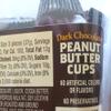 NEW Trader Joe's Dark Chocolate Peanut Butter Cups 4 PACK NO ARTIFICIAL FLAVORS 1 lb each Container NO PRESERVATIVES view 2