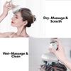 LATME Scalp Massager with 4 Replacement Massage Heads Portable Head Scratcher with Tissue Kneading Nodes Gifts Idea Stress Release Massager for Muscles Shoulder Calf view 2