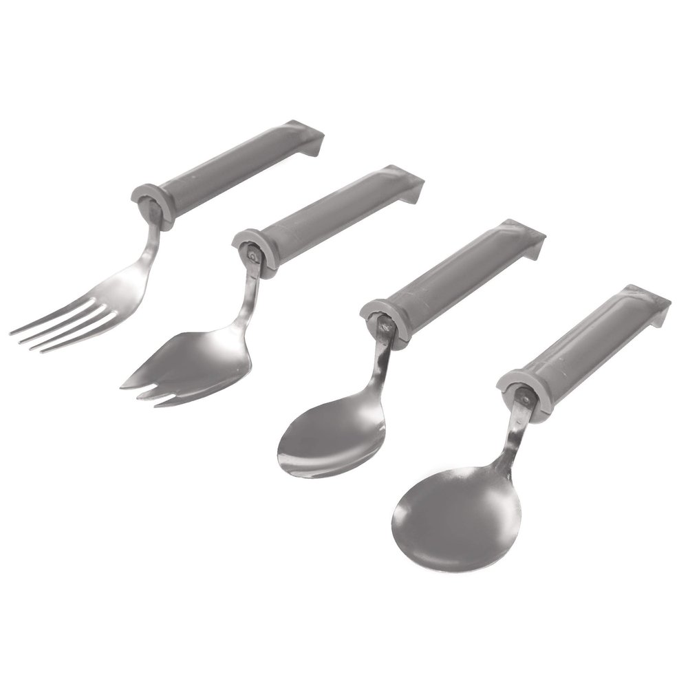 Rehabilitation Advantage Swivel Utensil Set (4 Pieces)
