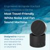 Adaptive Sound Technologies LectroFan Micro 2 - Portable Bluetooth Speaker & White Noise Machine - Compact Sound Machine for Travel - 11 Non-Looping Sounds for Sleep Support - Black view 2