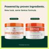 The Genius Brand Genius Electrolytes - Electrolyte Powder for Active Lifestyles - Supports Hydration, Energy, Endurance, Muscle Growth & Recovery - Lemon Lime - 30 Servings view 2