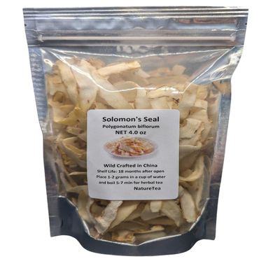 Solomon's Seal - Polygonatum biflorum Dried Root Slice from Nature Tea (1 oz)