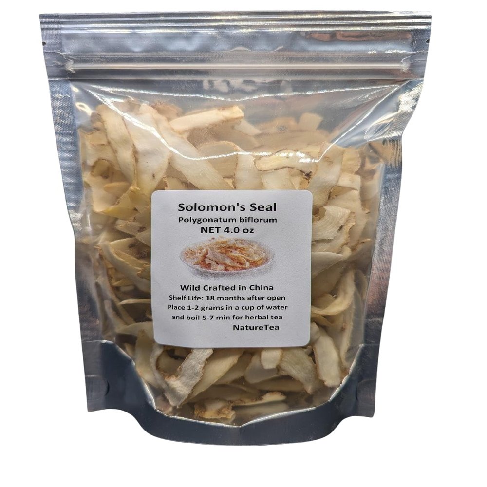 Solomon's Seal - Polygonatum biflorum Dried Root Slice from Nature Tea (1 oz)