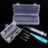 Airgoesin Upgraded Tonsil Stone Remover Tool or Earwax Removal, Blue, 4 Tips, Tonsillolith Pick Case + 1 Irrigator Fresh Breath Oral Rinse view 2
