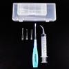 Airgoesin Upgraded Tonsil Stone Remover Tool or Earwax Removal, Blue, 4 Tips, Tonsillolith Pick Case + 1 Irrigator Fresh Breath Oral Rinse view 3