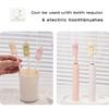 Travel Toothbrush Head Cover Case for Kids, Children Silicone Protector Cap, Dustproof Toothbrush Protect Case (Set of 8) view 3