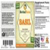 Basil (Ocimum Basilicum) Tincture, Dried Leaves Liquid Extract (Brand Name: HerbalTerra, Proudly Made in USA) 4 fl.oz (120 ml) view 2