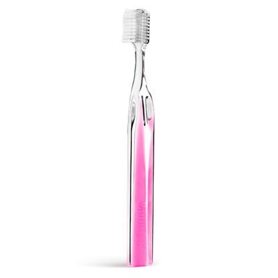Supersmile Crystal Collection Toothbrush - Whitening Tooth Brush w/Ergonomic Handle - Patented 45 Soft Nylon Bristle Tooth Brushes for Adults & Children