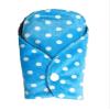 3-Pack Aslana Reusable Cloth Menstrual Period Pads for Daily & Overnight, Light & Heavy Flow, Pantiliners (Large - Heavy Flow/Overnight, L2: Fleece PUL Polka Dot Turquoise) view 4