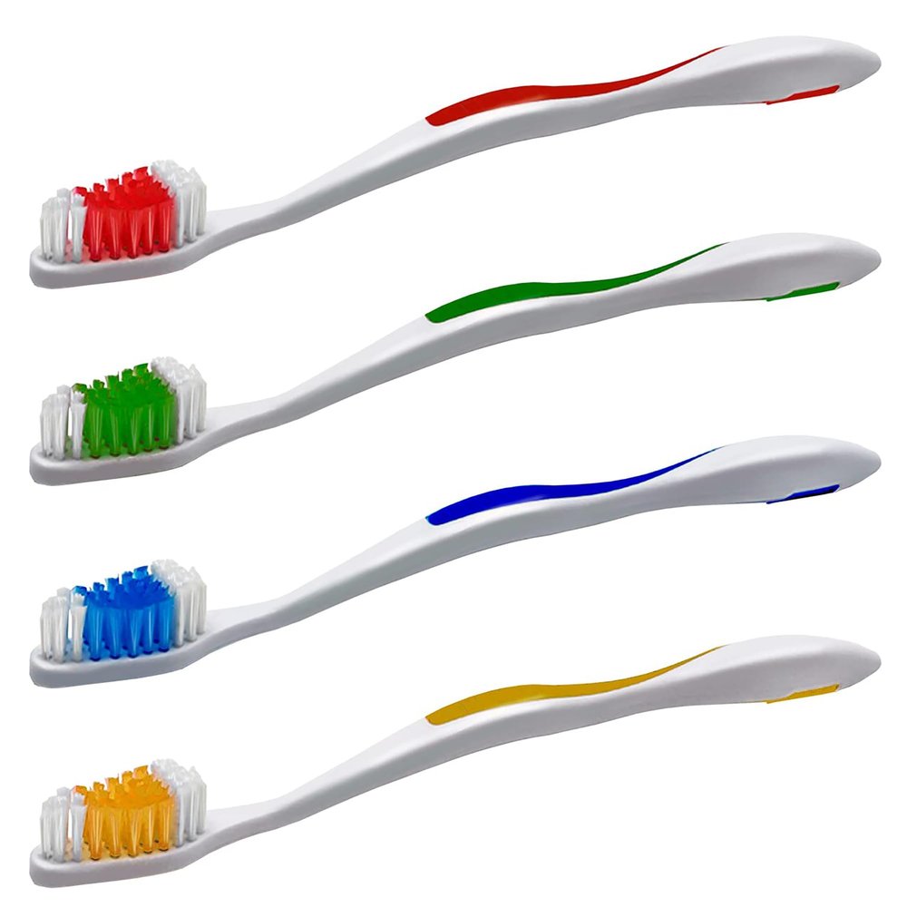 200 Pack Toothbrush Standard Classic Medium Soft Individually Wrapped Wholesale lot