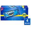 OREO Chocolate Sandwich Cookies, 120 Snack Packs (4 Cookies Per Pack, 4 Boxes) view 2