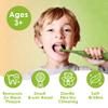 Brusheez Kids Electric Toothbrush Set - Safe & Effective for Ages 3+ - Parent Tested & Approved with Gentle Bristles, 2 Brush Heads, Rinse Cup, 2-Minute Timer, & Storage Base (Snappy The Croc) view 2