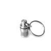 GUS Micro Pill Fob, Made in USA, Stainless Steel Keychain Pill Holder, Holds Two Emergency Aspirin, Ultra Compact Design view 1