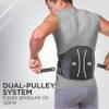 BraceAbility Spondylolisthesis Back Brace - Ankylosing Spondylolysis Lumbar Spine Corset Stabilizer Belt for Pars Defect Lower Back Pain, Anterolisthesis Support, Spinal Fracture Treatment (XL) view 3