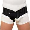Ortho-Line Hernia Support Belt Groin Support Brace Hernia Truss Inguinal Single-Sided Hernia Belt for Men and Women, Different Size Hips Belts, Black (Large 90 -100 cm (35,4 - 39,4"), right) view 1