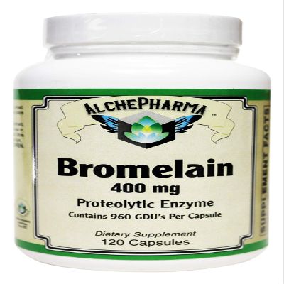 AlchePharma Bromelain 400 mg