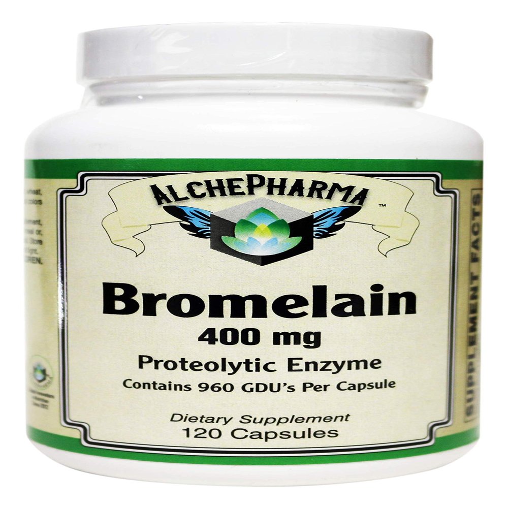AlchePharma Bromelain 400 mg