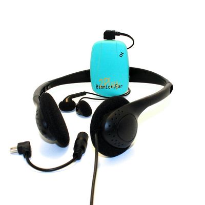 NeoMatic Bionic Ear 2Plus Premium Personal Sound Amplifier - Extra Stereo Headphone for TV, Security Alarm