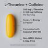 Sports Research L-Theanine Supplement with Caffeine & Coconut MCT Oil - Focused Energy, Alertness & Relaxation Without Drowsiness - 200mg L Theanine, 100mg Organic Caffeine - 60 Liquid Softgels view 2