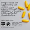 Sports Research L-Theanine Supplement with Caffeine & Coconut MCT Oil - Focused Energy, Alertness & Relaxation Without Drowsiness - 200mg L Theanine, 100mg Organic Caffeine - 60 Liquid Softgels view 4