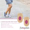 Foot Petals Heel Cups, Prevent Cracked Heels, Stabilize Heels in Women's Closed Back Heels, Pumps, Boots, Wedges, Flats, Microsuede & Gel view 3