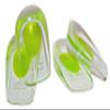 2 Pack - KidSole Shock Absorbing Lightweight Gel Heel Cups For Kid's With Sensitive Heels, Heel Spurs, Plantar Fasciitis, or Ankle Pain (Green Toddlers Size 11-2) view 1
