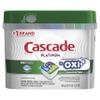 Cascade Platinum Dishwasher Pods, ActionPacs + Oxi, Dishwasher Detergent, Fresh Scent, 44 Count view 1