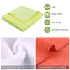 SINLAND Microfiber Dish Cloth Towels with Poly Scour Side Best Kitchen Cleaning Cloths Rags 12"x12" 5 Pack 5 Color Assorted (Pink+Blue+White+Yellow+Green) view 4