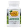 100% Pure Wisconsin American Ginseng Capsules - 500mg. Authentic Panax Quinquefolius. Potent Ground Ginseng Root - No Fillers, Binders or Other Additives. view 1