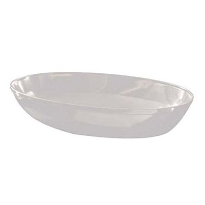 Clear 1 Qt. Oval Salad Bowls - Case of 50