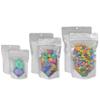 PackFreshUSA: 5 Mil White/Clear Stand Up Pouch Bags - Professional Flexible Packaging - Resealable - Seal-Top - Heat-Sealable - Hang Hole - Tear Notch - Small 4 x 6 x 2.5 in - 100 Pack view 3