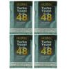 Alcotec 48 Hour Turbo Yeast | Brewers Yeast Powder| Wine Yeast for Wine Making | Dry Yeast | nutritional yeast | (4 Packs) view 1