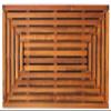 Bare Decor Giza Shower, Spa, Door Mat in Solid Teak Wood, 36" x 20" view 1