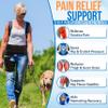 5 in 1 Hip Brace for Women Men Sciatica Pain Relief Devices - Adjustable Groin, Hip Flexor Compression Wrap for Comfortable Thigh, Hamstring & Sciatic Nerve Support, Improved Mobility & Recovery view 2