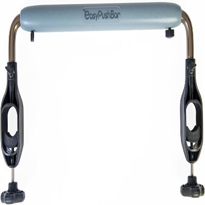 Greenmont'sEasyPushbar (TM) Ergonomic Handlebar Allows Caregiver to Stand Straighter with Less Stress and Strain on Hands, arms and Back.