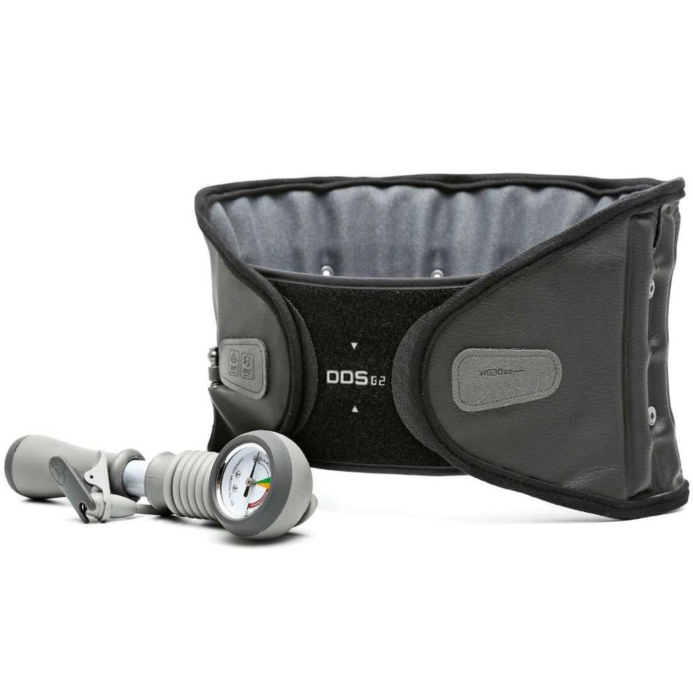 DDS, Inc. G2 Lumbar Decompression Belt, Pneumatic Air Decompression Back Brace for Men and Women, Lower Back Stability for Work, Home, Driving, Lifting, and Daily Wear for All Activity Large