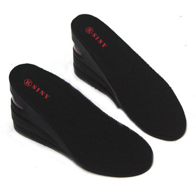 SINY Full Length Orthotic Shoe Insoles 6cm Height up Heels Pain Flat Feet Foot Care Cushion for Women