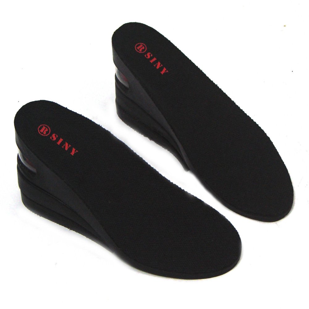 SINY Full Length Orthotic Shoe Insoles 6cm Height up Heels Pain Flat Feet Foot Care Cushion for Women