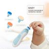 Aibay 6 in 1 Baby Electric Nail File Clippers for Newborns or Toddler Fingernails and Toes, Nail Trimmer Polish Set with Travel Case,Whisper-quiet (Blue) view 4