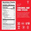 Chomps Snack Size Grass-Fed Original Beef Jerky Snack Sticks 0.5oz 24-Pack - Keto, Paleo, Whole30, 4g Lean Meat Protein, Gluten-Free, Zero Sugar Food, Non-GMO Chomplings view 2