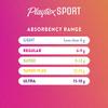 Playtex Sport Tampons with Flex-Fit Technology, Regular and Super Multi-Pack, Unscented - 36 Count view 2
