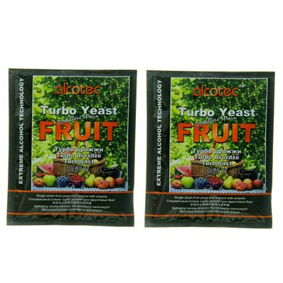 Alcotec Fruit Turbo Yeast Distiller's Strain (Pack of 2)