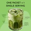 Trader Joes Matcha Green Tea Powder  Convenient Single Serve Packets, for Travel & Home, 3 Pack (each with 7 Sticks) view 3