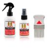 Lice Sisters Lice Treatment and Prevention Kit, Small - Nit Glue Dissolver, Repel Lice Prevention Spray and Comb for Nit and Lice Free Hair view 1