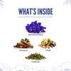 BLUE TEA - Indian Chai Masala - 12 Count - Pyramid Plant Based Tea Bag | Butterfly Pea Flower | Flower & Indian Spices Based | Caffeine Free - Detox Tea - Herbal Tea - Non Bitter | Gifts Box view 3