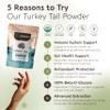 Organic Turkey Tail Mushroom Powder Supplement 100g | Pure Fruiting Body 10:1 High Strength Extract | 50% Beta-D Glucans | 16,600mg Raw Equivalent Per Serving | Immune, Gut & Microbiome Support view 2