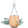 Organic Aromas Raindrop 2.0 Aromatherapy Diffuser for Essential Oil, Waterless Glass Nebulizer w/Auto-Off Switch, BPA Free - Lightwood view 1