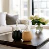 Organic Aromas Raindrop 2.0 Aromatherapy Diffuser for Essential Oil, Waterless Glass Nebulizer w/Auto-Off Switch, BPA Free - Lightwood view 2