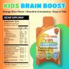 Cover Three Supplements for Kids Brain Supplement Smoothie, Omega 3 Liquid Childrens DHA Fish Oil, Kids Focus and Attention, Emotional Support, 20 Pouches, Pack 1 view 2